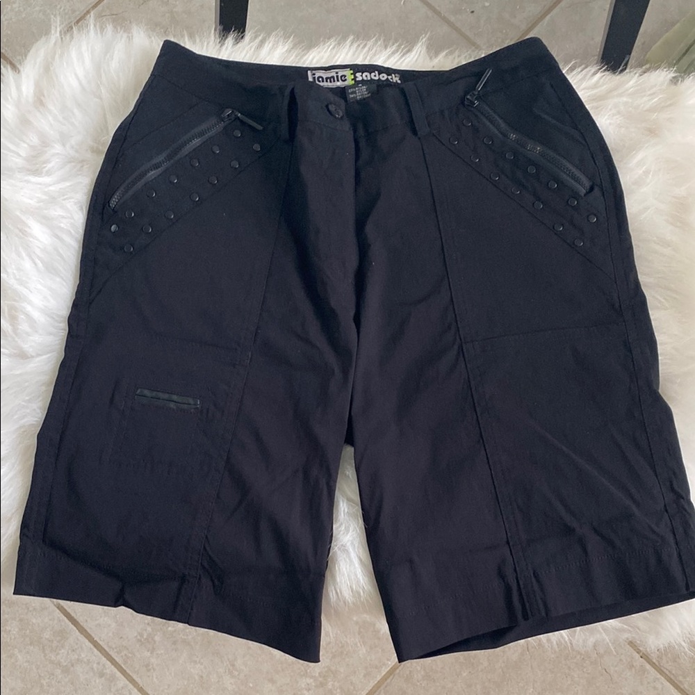 😍NWOT Jamie Sadock Black Stylish Golf ⛳️ Shorts -2
